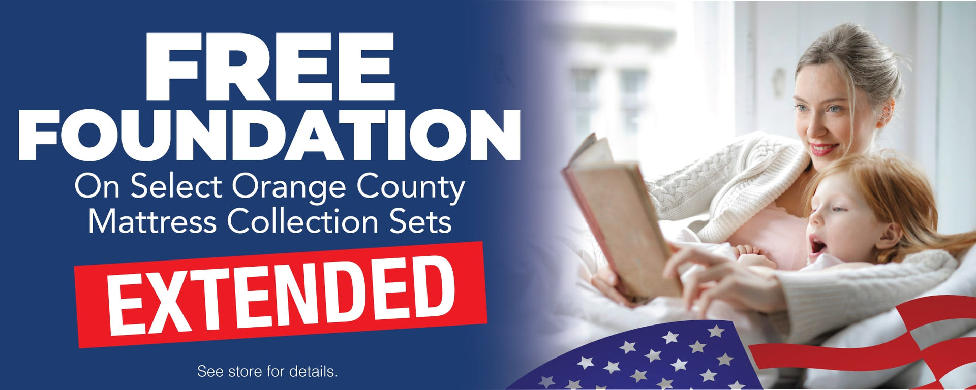 Orange County Mattress Free Foundation Extended