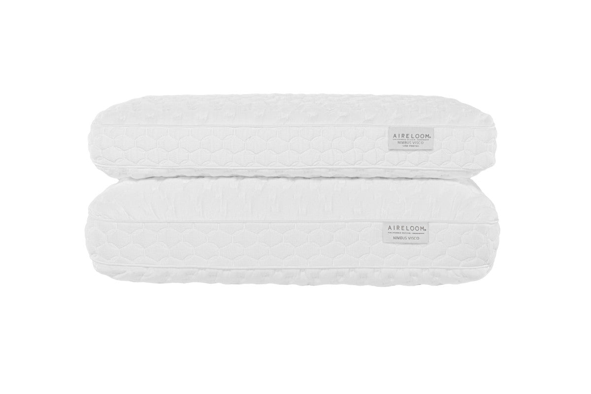 Aireloom Nimbus pillows stacked