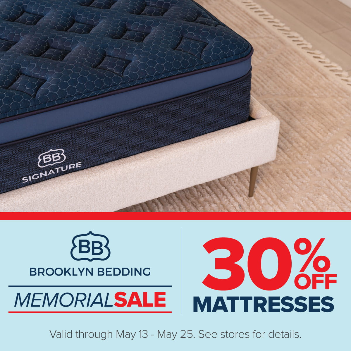 Brooklyn Bedding Memorial Day Sale 30% OFF - ends May 25