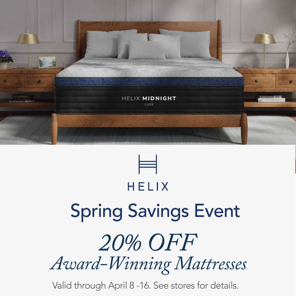 Helix Spring Event - 20% OFF - ends April 16