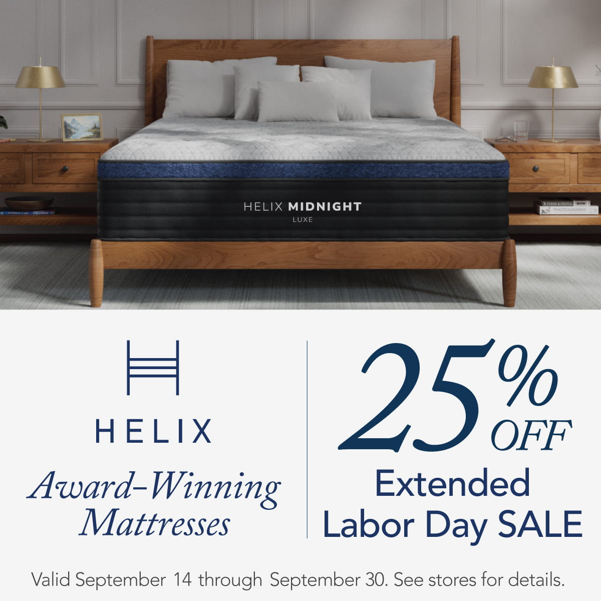 Helix Labor Day Sale Extended - 25% OFF - ends September 30
