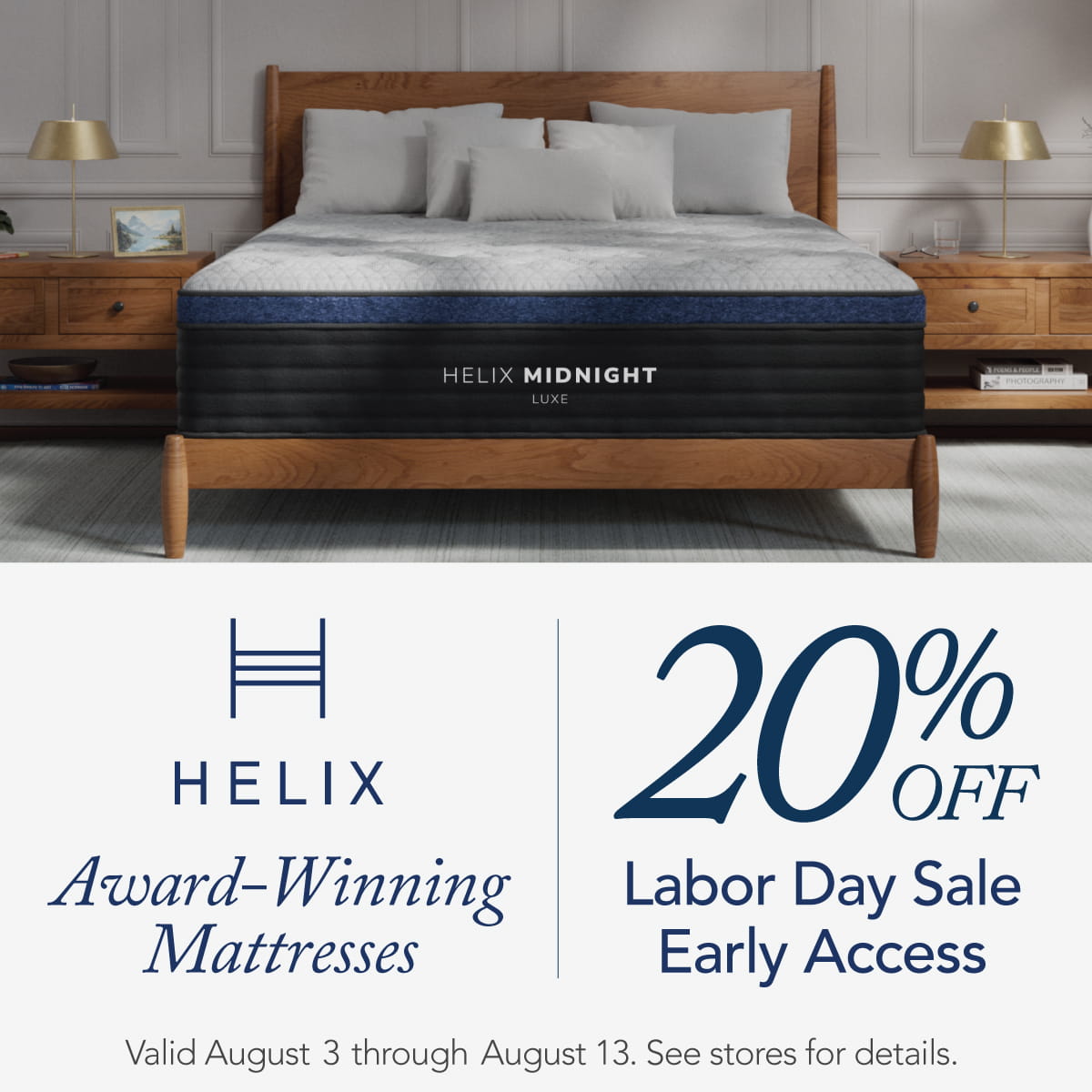 Helix Labor Day Sale Early Access - 20% OFF - ends August 13