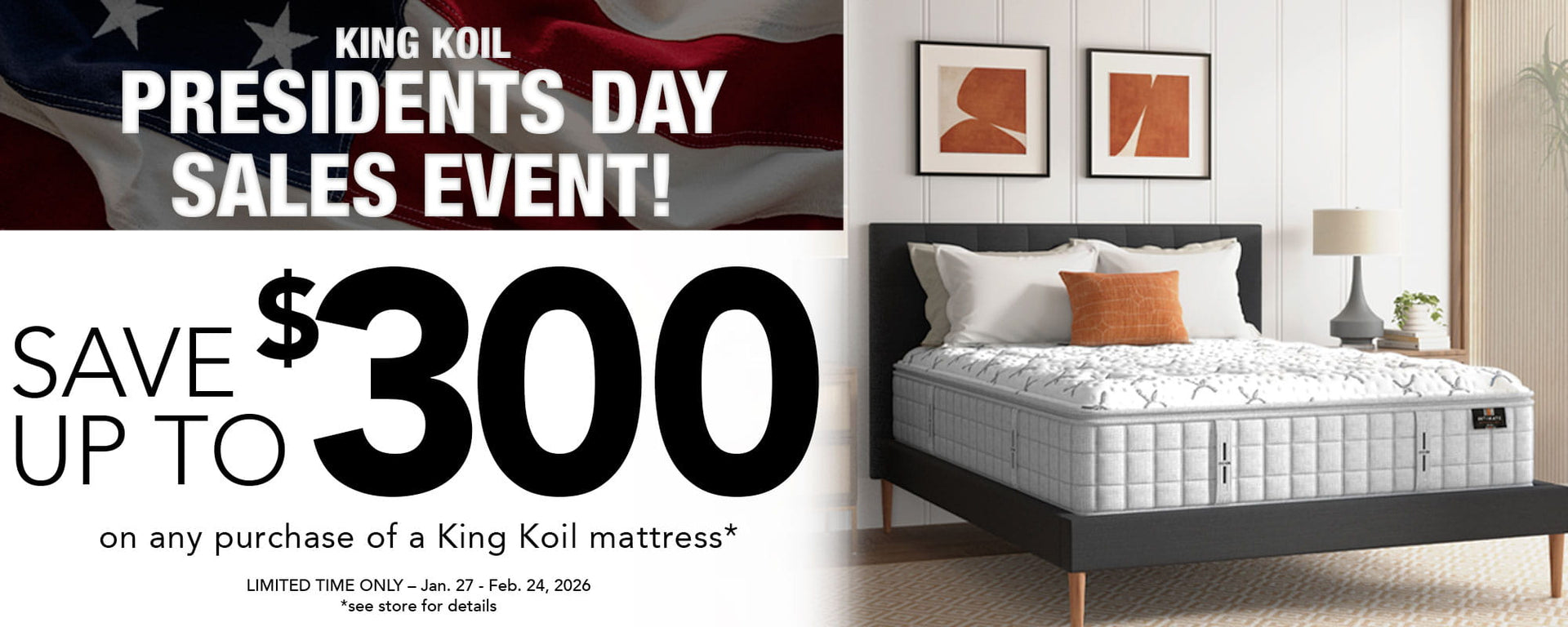 KingKoil Presidents Day Sales - Save Up To $300 - ends Feb 24, 2026