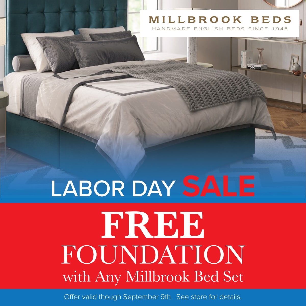 Millbrook Beds Labor Day Sale - Free Foundation