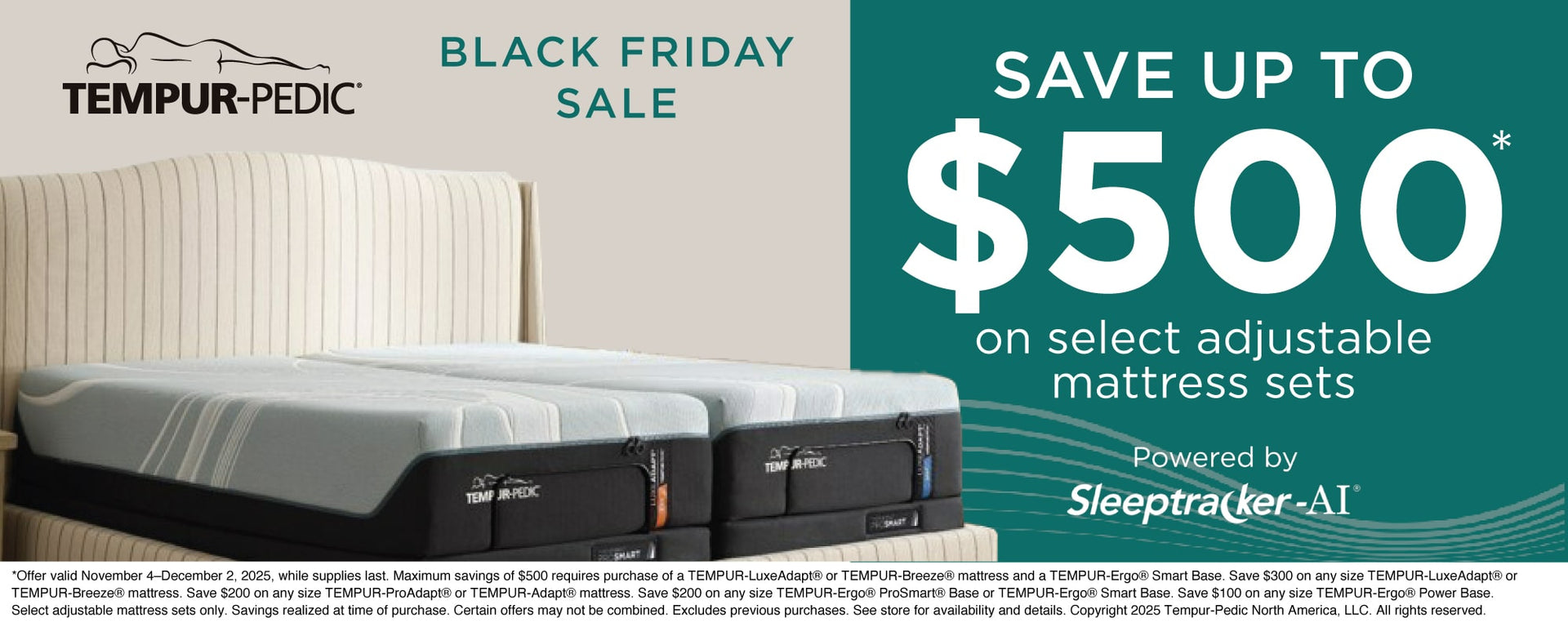 Tempur-Pedic Black Friday Sale