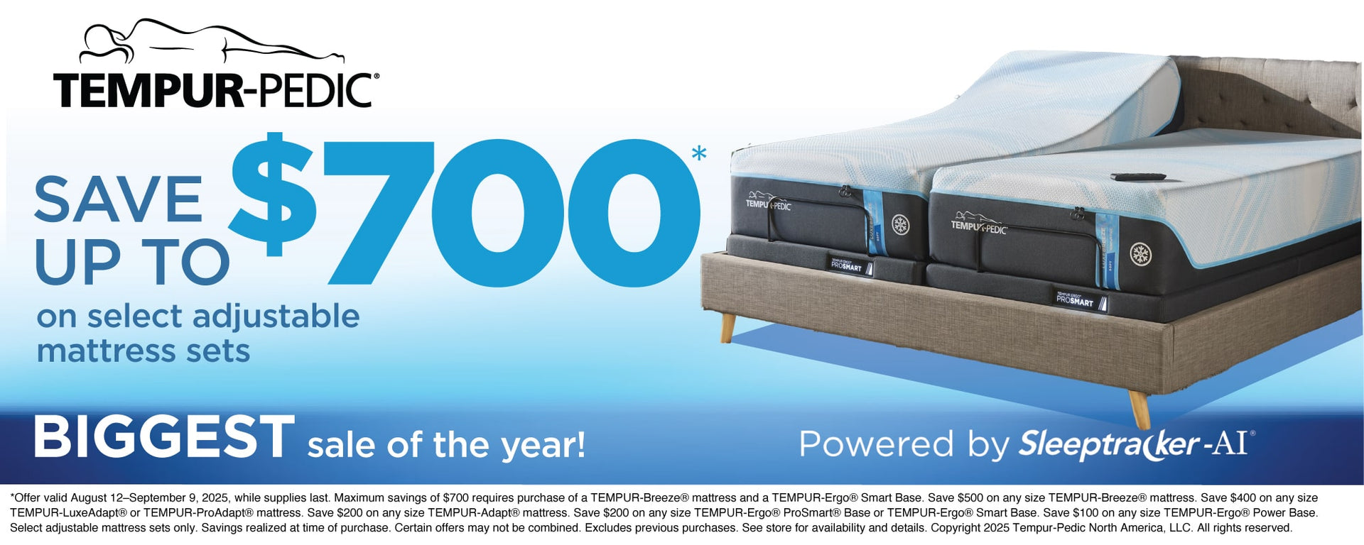 Tempur-Pedic Labor Day Sale - Save Up To $700 