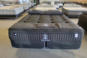 ash & elm black plush mattress - showroom view