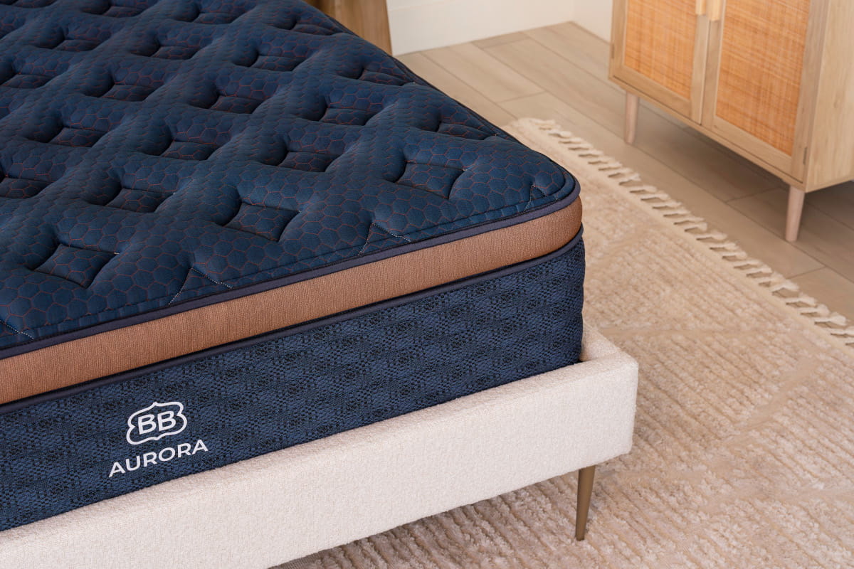 Brooklyn Bedding Aurora Luxe Mattress with Pillow Top - corner  view
