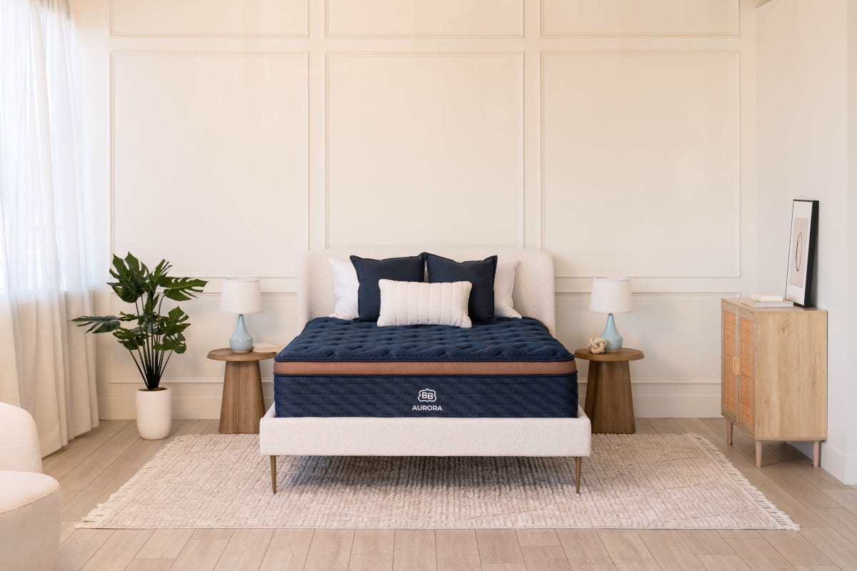 Brooklyn Bedding Aurora Luxe with Mattress with Pillow Top - room lifestyle view 