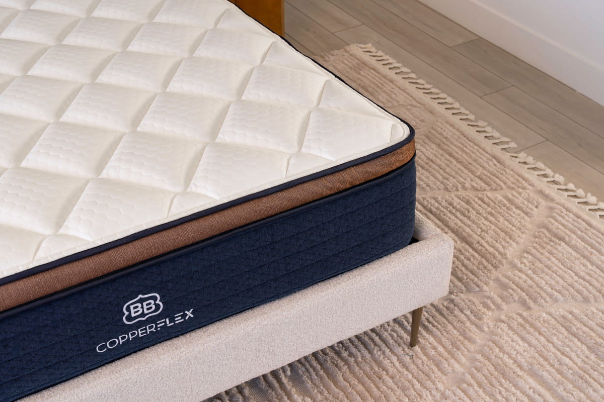 Brooklyn Bedding CopperFlex Pro Hybrid Mattress - corner view