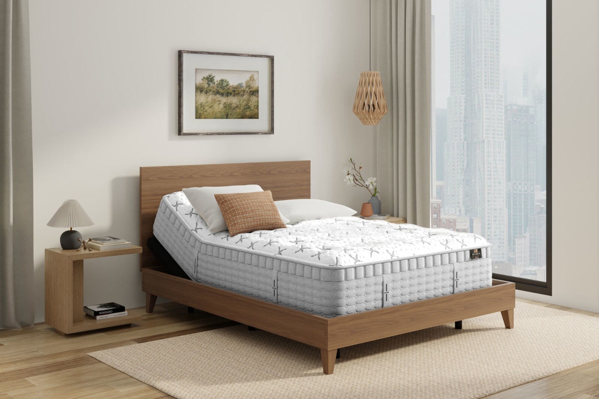 king koil intimate twilight split mattress bedroom view