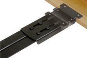 knickerbocker bedbeam slate system - close up rail