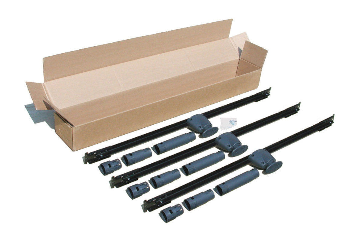 knickerbocker bedbeam slate system - out of box contents 