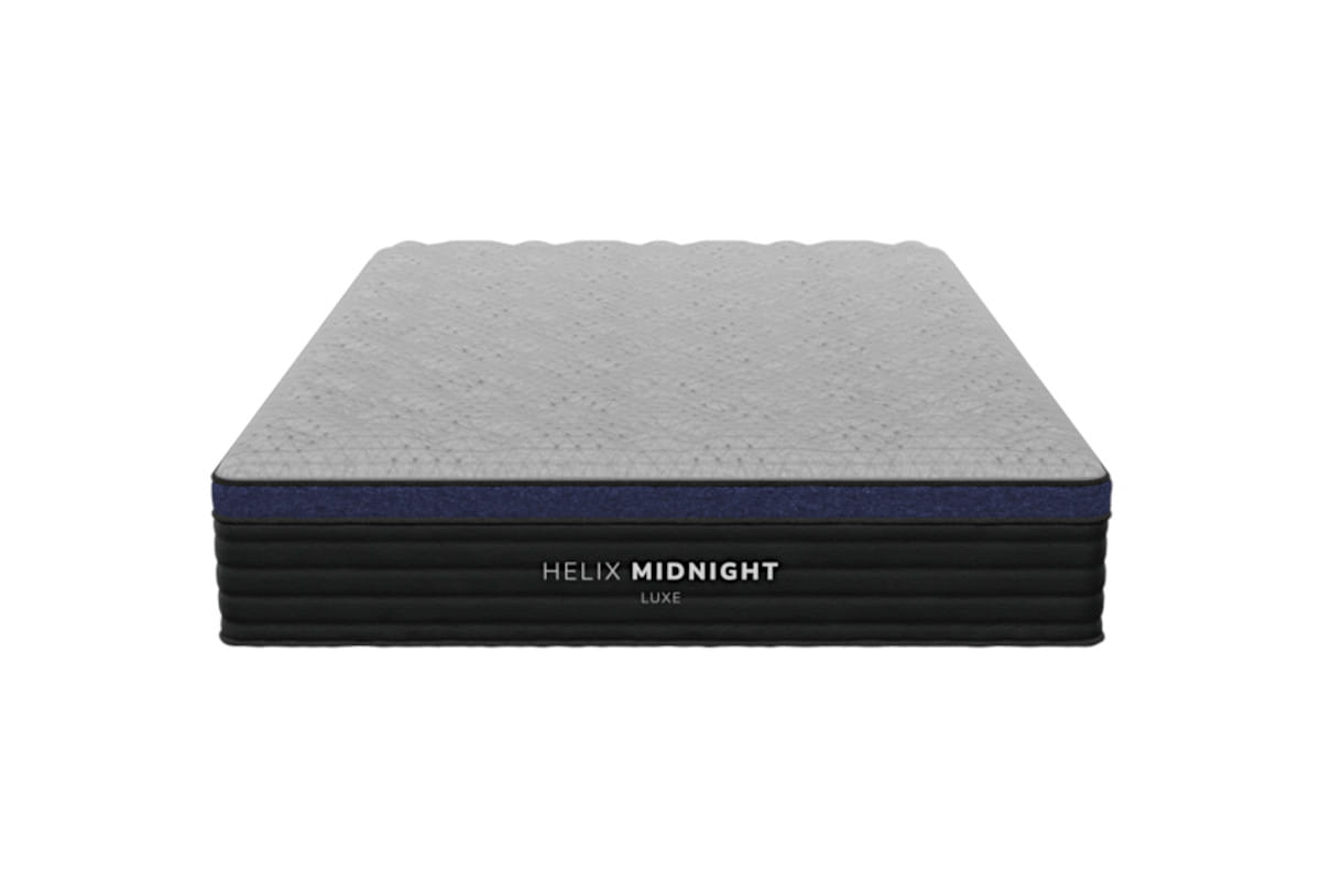 Helix  Midnight Luxe with Tencel Medium Hybrid Mattress - front view