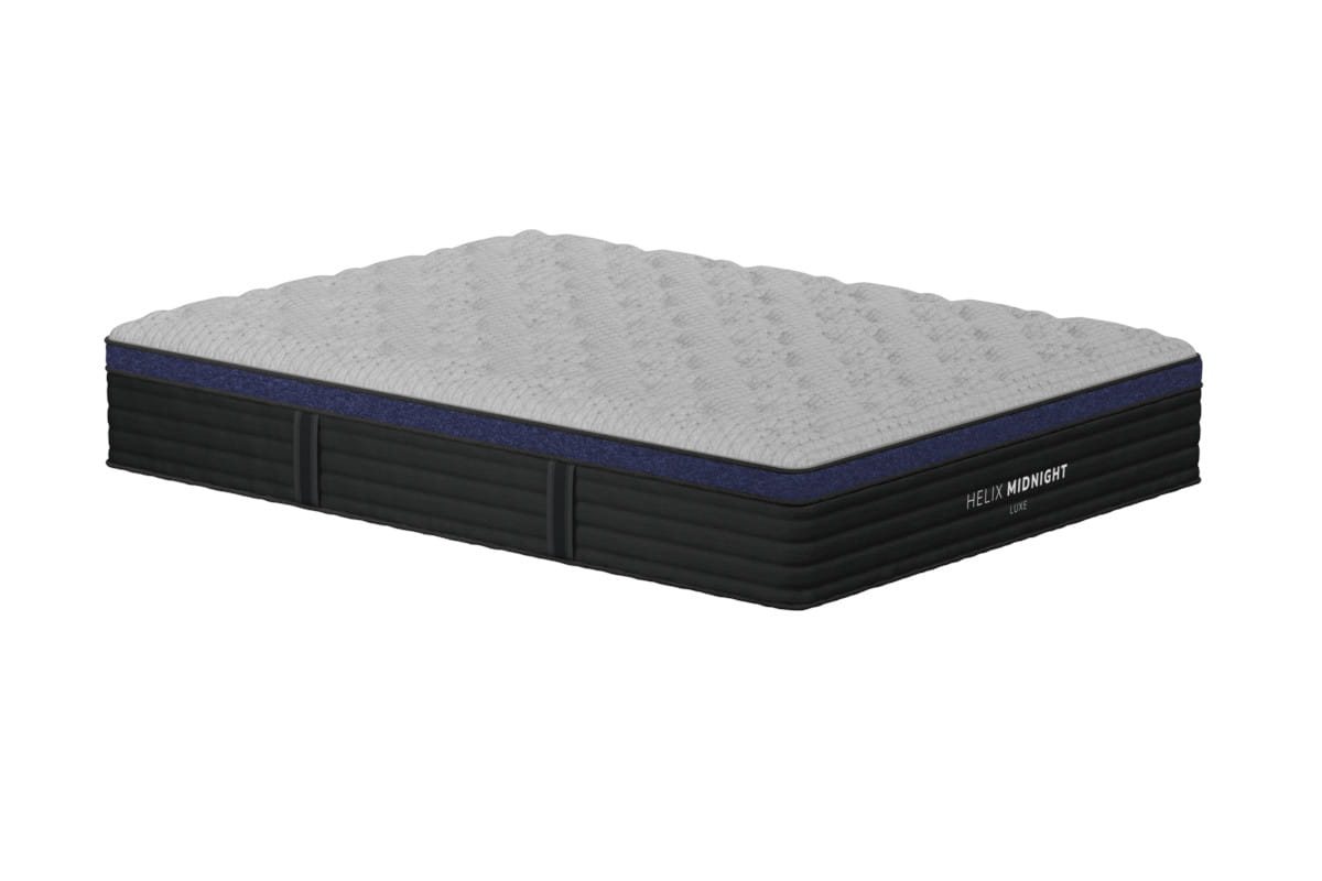 Helix  Midnight Luxe with Tencel Medium Hybrid Mattress - side view
