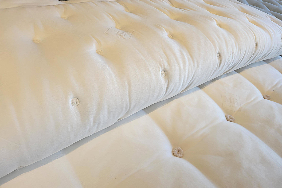 millbrook beds duvet mattress topper pulled back