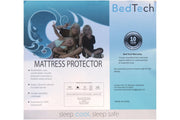 oc mattress bed tech mattress protector packaging back