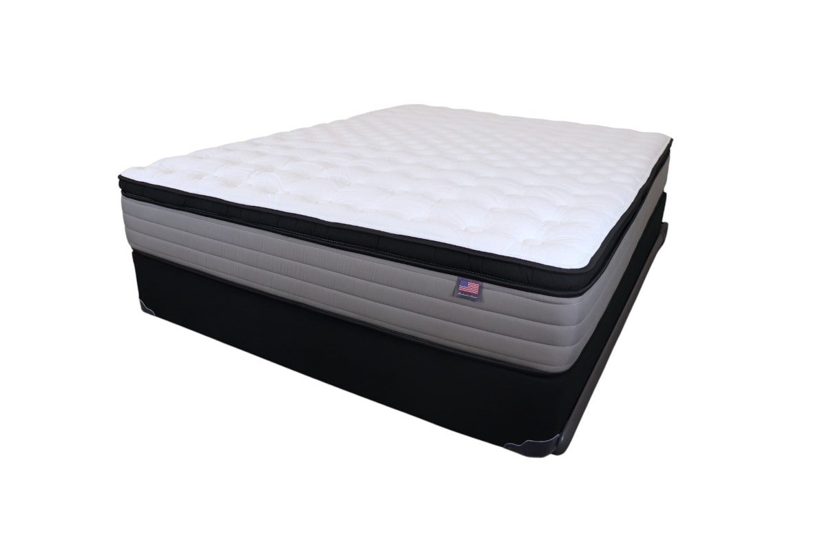 OCM Sugar Beach pillow top mattress angle view