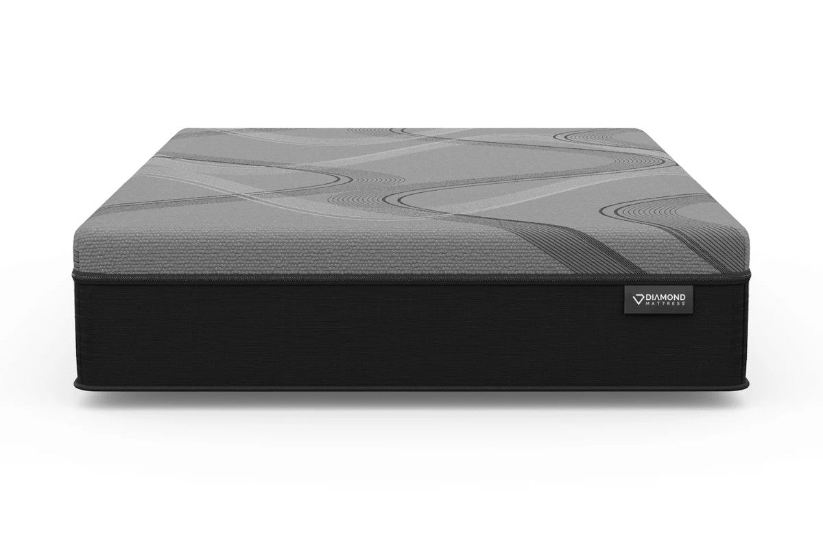 diamond mattress onyx ice foam mattress front view