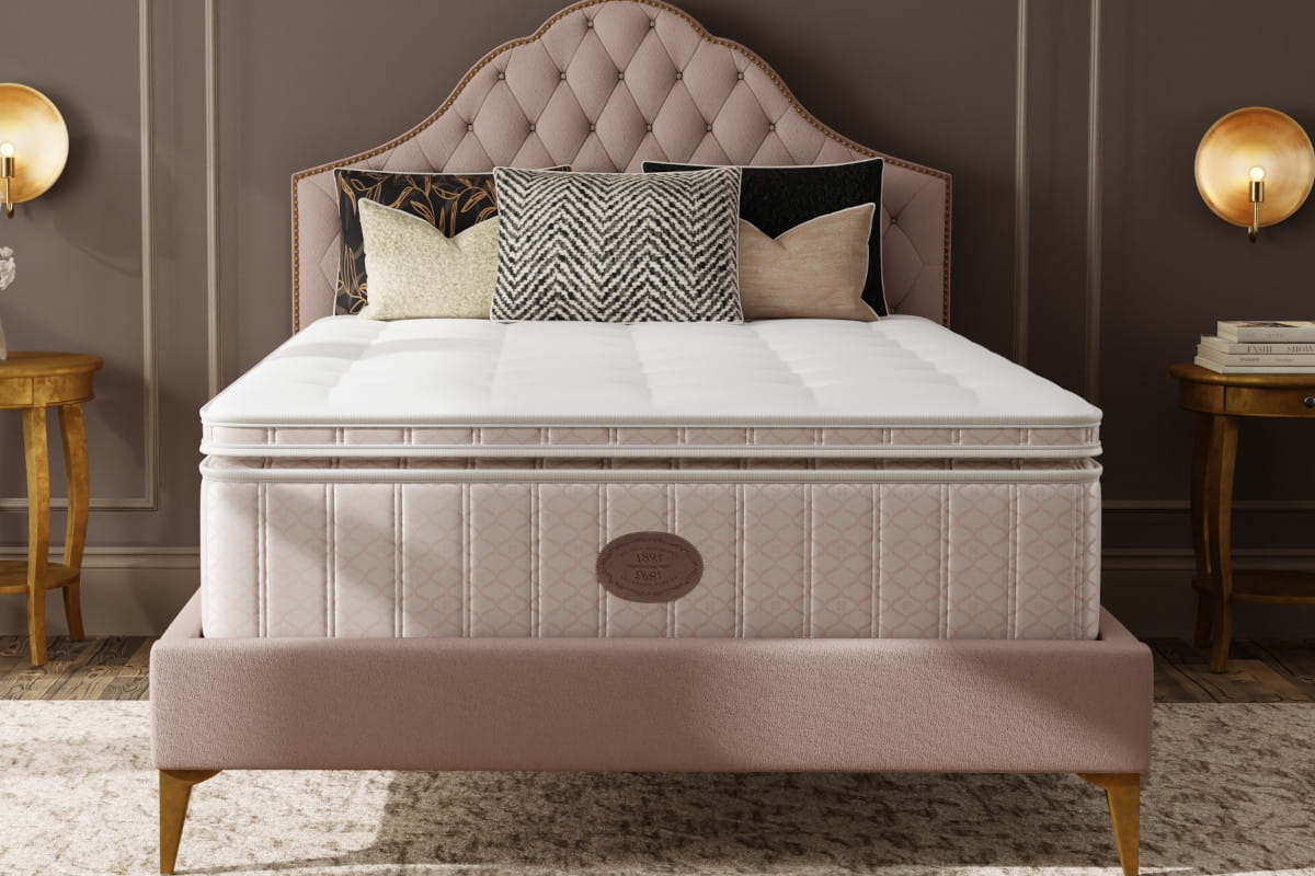 Shifman Bodaciousness mattress in lifestyle setting - front view