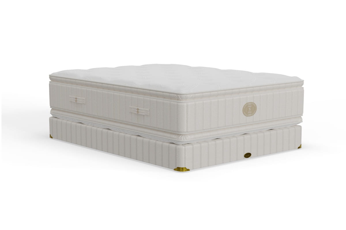 Shifman ever after mattress on 8 inch foundation - angle view