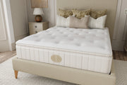 Shifman our song mattress in lifestyle setting - close up front view