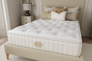 Shifman slow dance mattress in lifestyle setting - close up front view