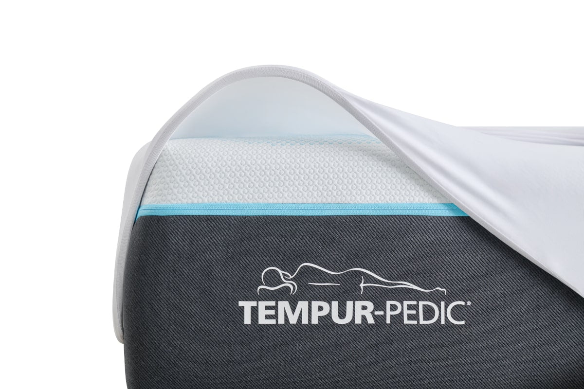 tempur-breeze mattress protector side view 