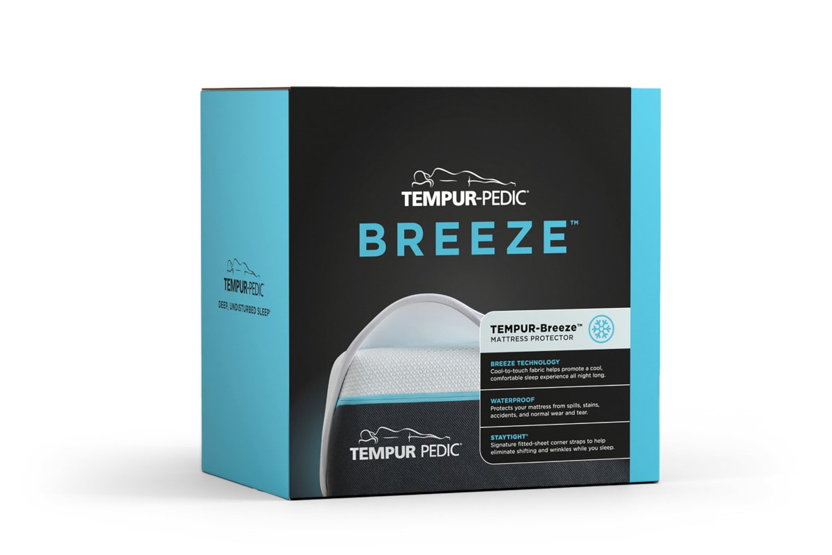 tempur-breeze mattress protector packaging
