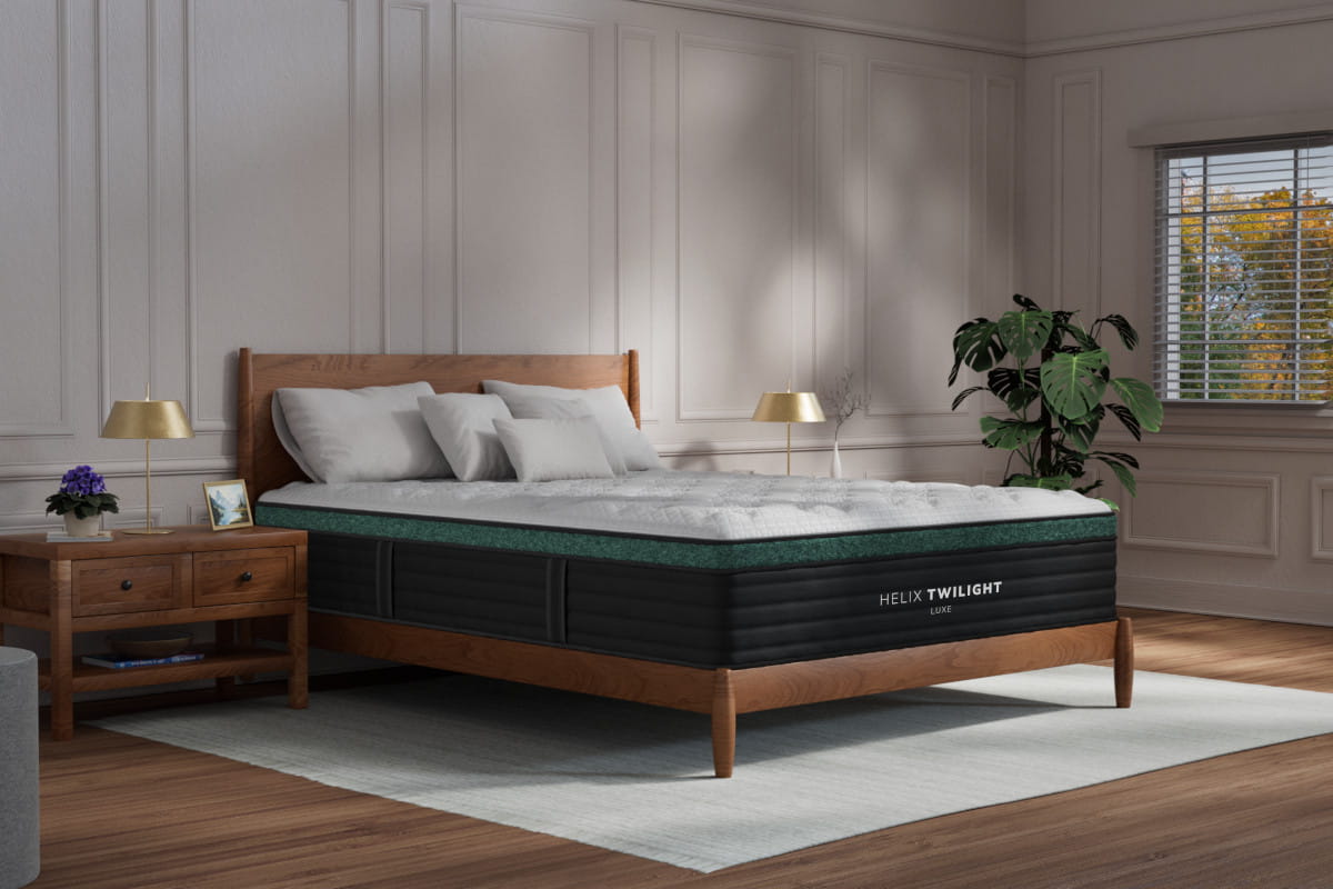 Helix  Twilight Luxe with GlacioTex Firm Hybrid Mattress - room lifestyle view 2