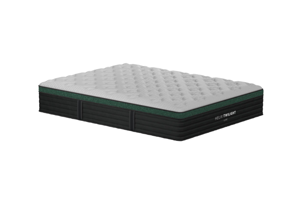 Helix  Twilight Luxe with GlacioTex Firm Hybrid Mattress - side view