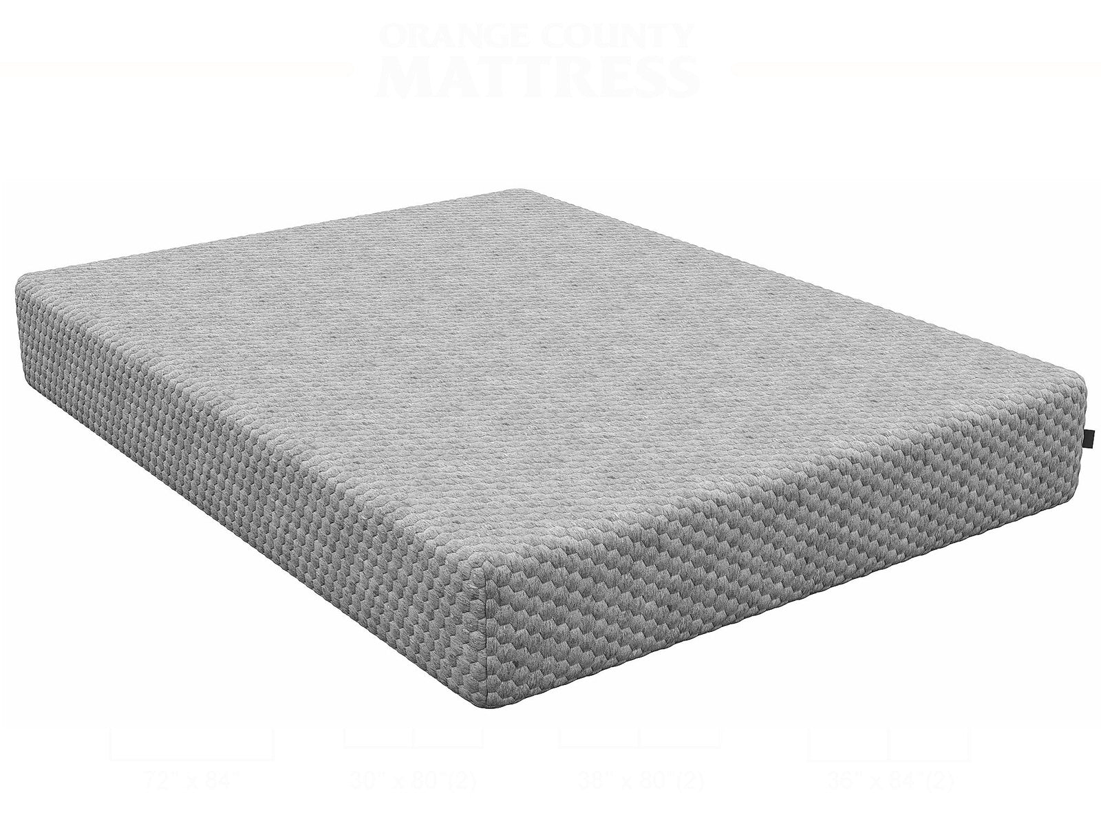 OC Mattress 4000 Gel Memory Foam 12" Mattress OC Mattress