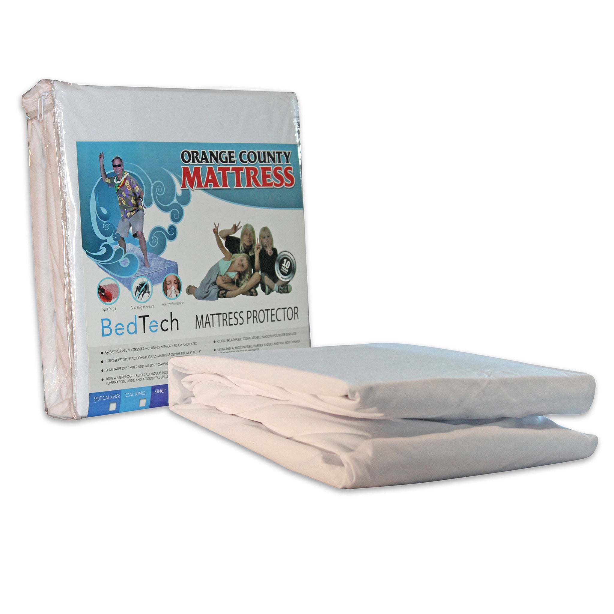 OC Mattress Bed Tech Mattress Protector OC Mattress